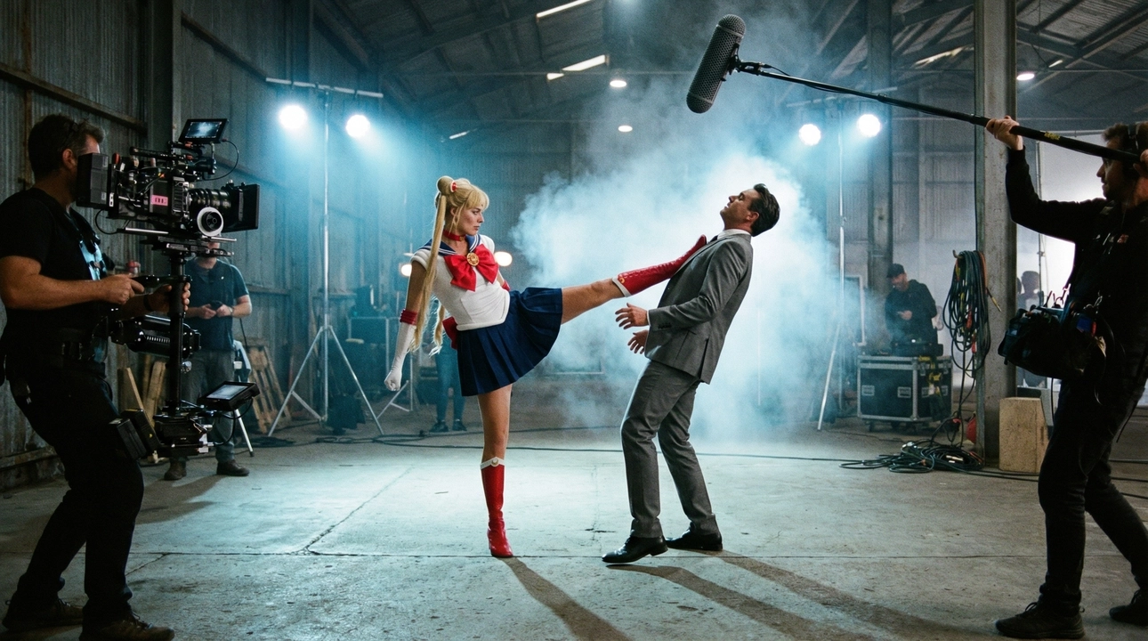 Behind the scenes - Camera crew filming