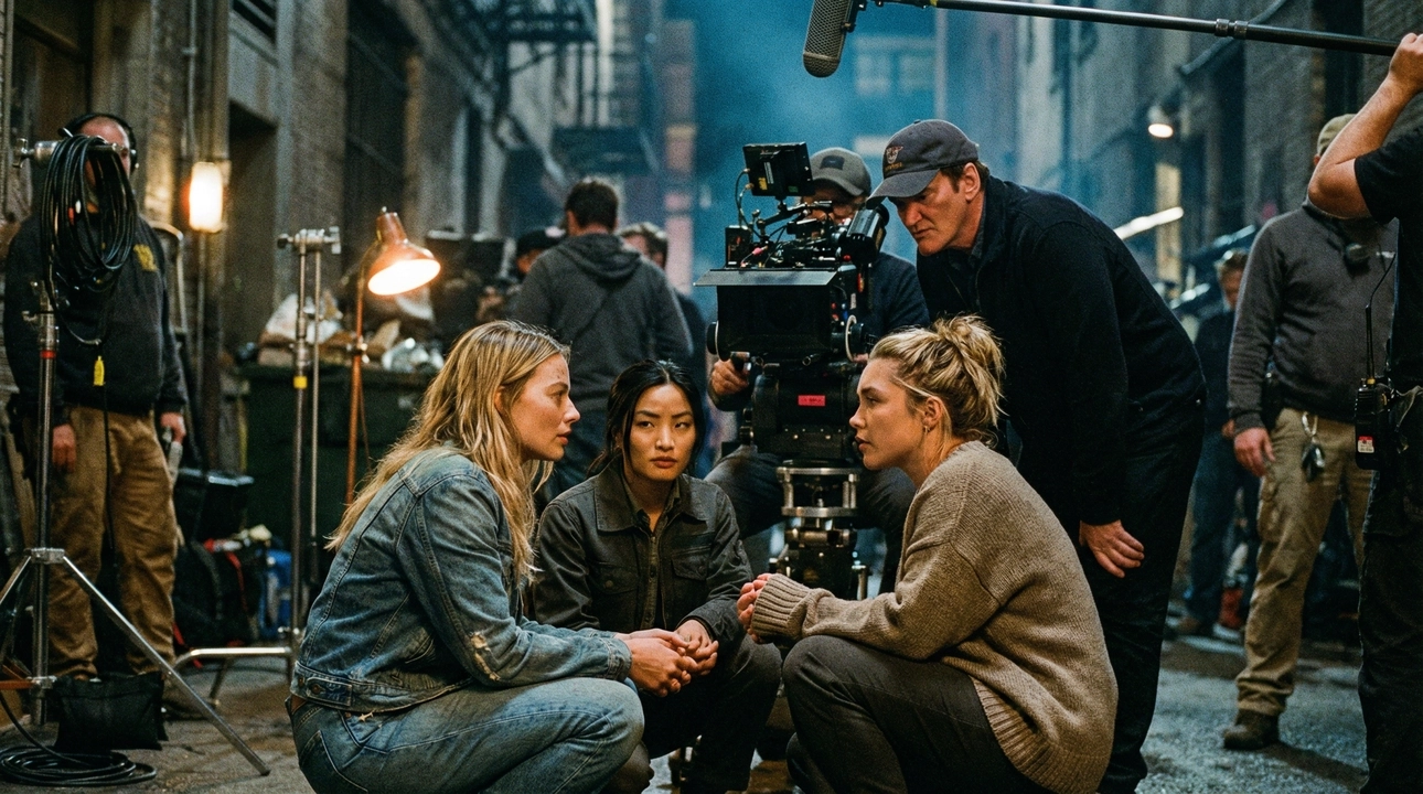 Behind the scenes - Anya Taylor-Joy action prep