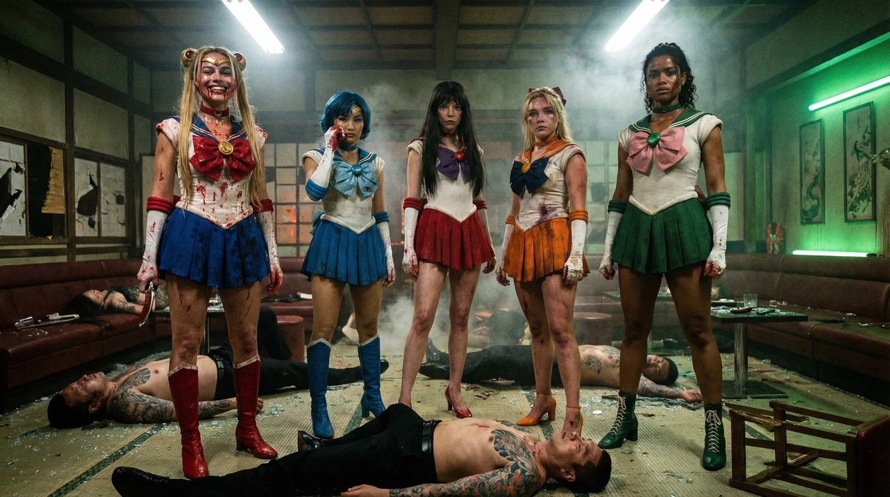 Sailor Moon Blood Moon film still - Dramatic lighting