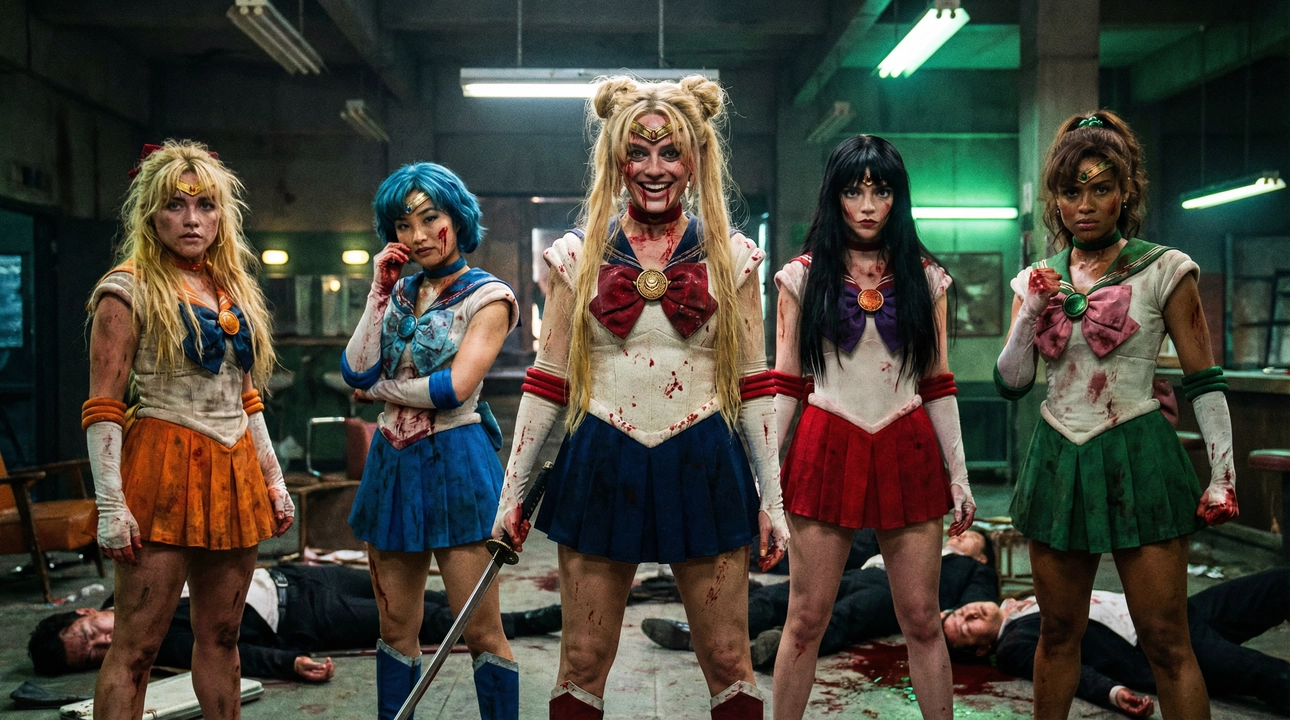 Sailor Moon Blood Moon film still - Costume detail