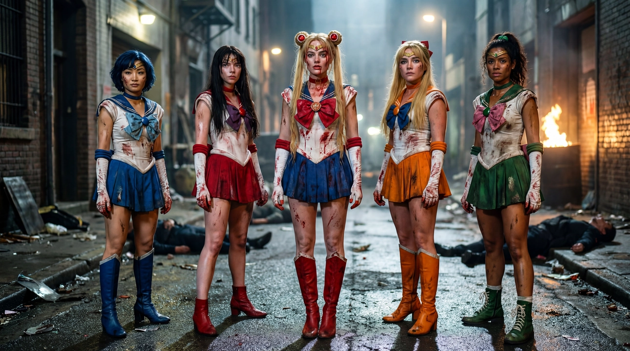 Sailor Moon Blood Moon film still - Action frame