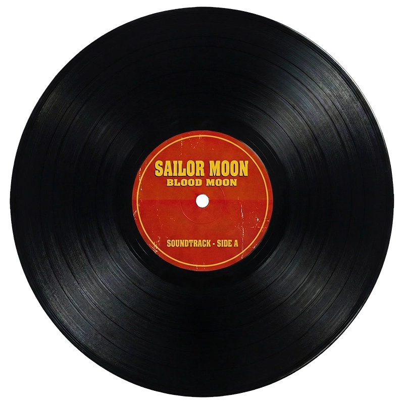 Sailor Moon Blood Moon Official Soundtrack Album Cover - Vinyl Edition