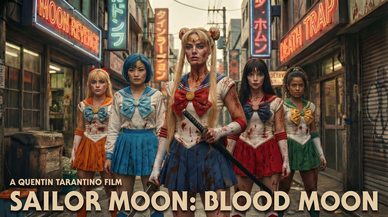 Sailor Moon Blood Moon Movie Poster 4 - Cast Ensemble