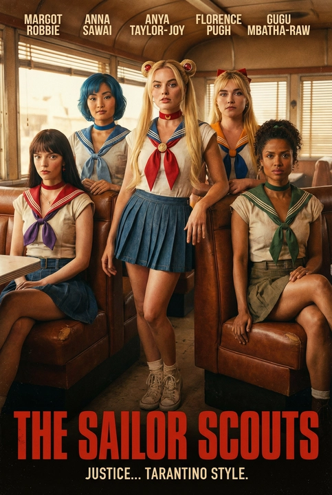 Sailor Moon Blood Moon Movie Poster 12 - 35mm Film Aesthetic